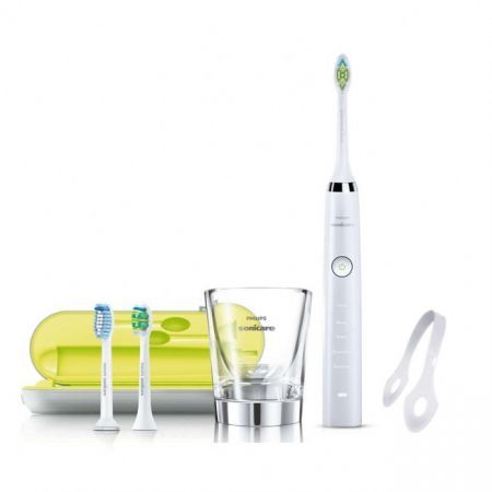 Philips Sonicare DiamondClean HX9332/35 - звуковая зубная щетка с 3-мя насадками, дорожным чехлом и скребком для очистки языка