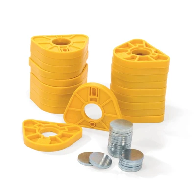 SAM MPS (155) - монтажные пластины MPS, желтые (100 шт.) 