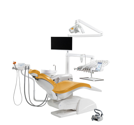 Miglionico NT — стоматологическая установка с верхней подачей инструментов