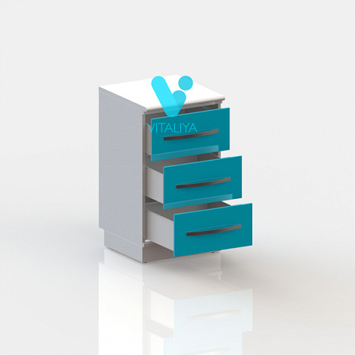 ВИТАЛИЯ Т3 ЛЮКС — Медицинская тумба на подиуме